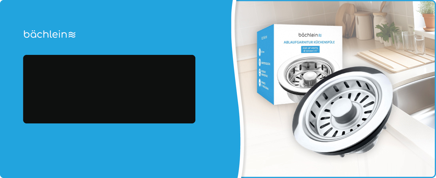 Кухонний змішувач Bächlein Varvaro – поворотний на 360° з висувним шлангом та душем – нержавіюча сталь