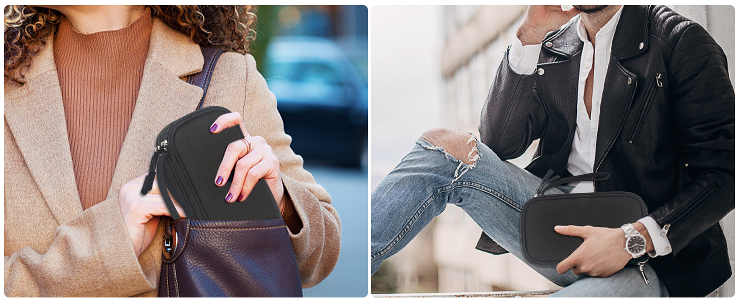 Органайзер для аксесуарів Lacdo: USB-накопичувачі, кабелі, флешки (Чорний)