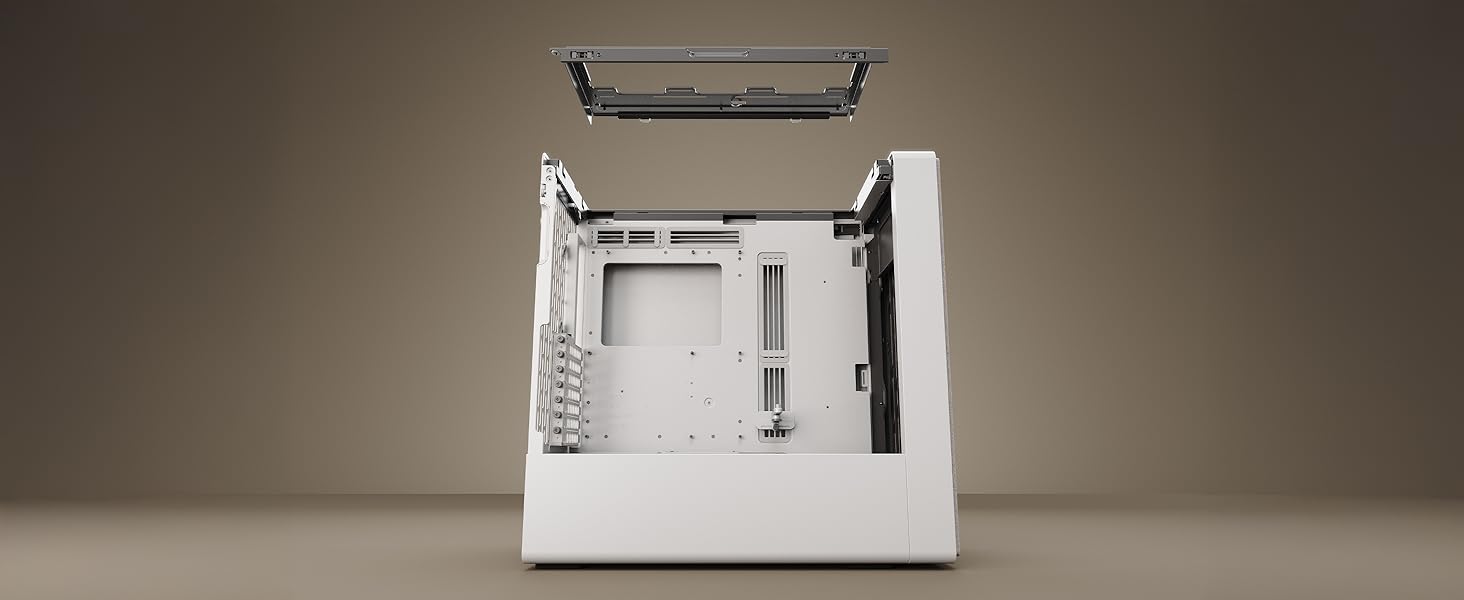 Корпус ПК HAVN BF 360 Flow: Midi-Tower з 3 вентиляторами, посилене охолодження, скло Tempered Glass, чорний