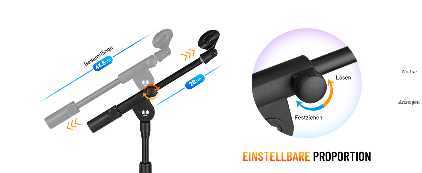 Настільний мікрофонний тримач CAHAYA 3 в 1: Регульований тримач з поворотним кріпленням 180° та кліпсою для мікрофона, підходить для конференцій, ігор та стрімінгу, CY0360 (A-подібна основа)