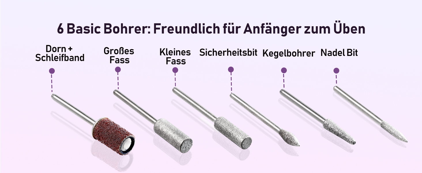 COSLUS Бездротовий портативний фрезер для нігтів 11 в 1: манікюр та педикюр, фрезер для гелю та акрилу, рожеве золото