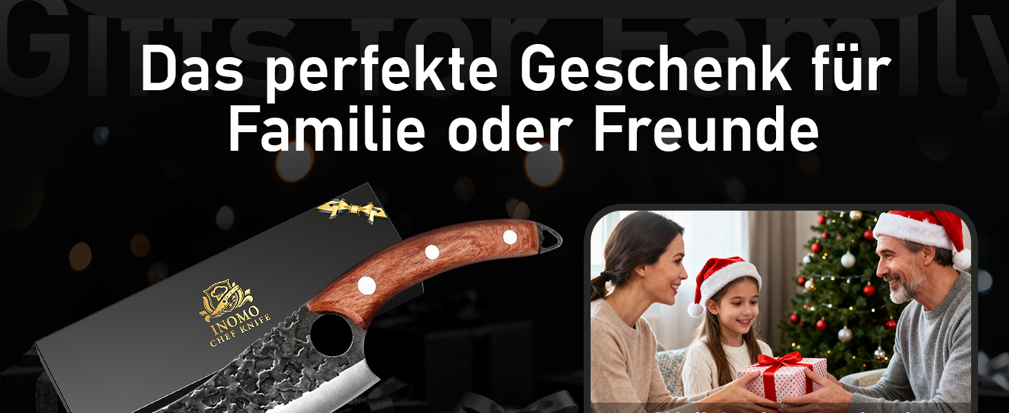 Набір професійних кухонних ножів з нержавіючої сталі - ідеальний подарунок для кухаря, чоловіка, батька на День Святого Валентина, День народження