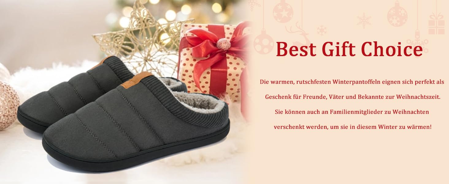 Чоловічі тапочки зимові теплі м'які комфортні з піною пам'яті протиковзкі для дому та вулиці 45/46 EU чорні