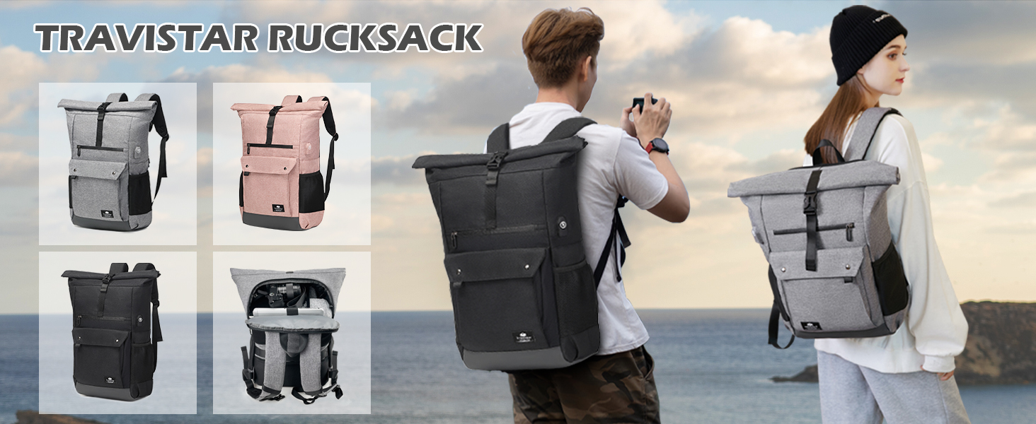 Рюкзак Rolltop з відділенням для ноутбука 15,6