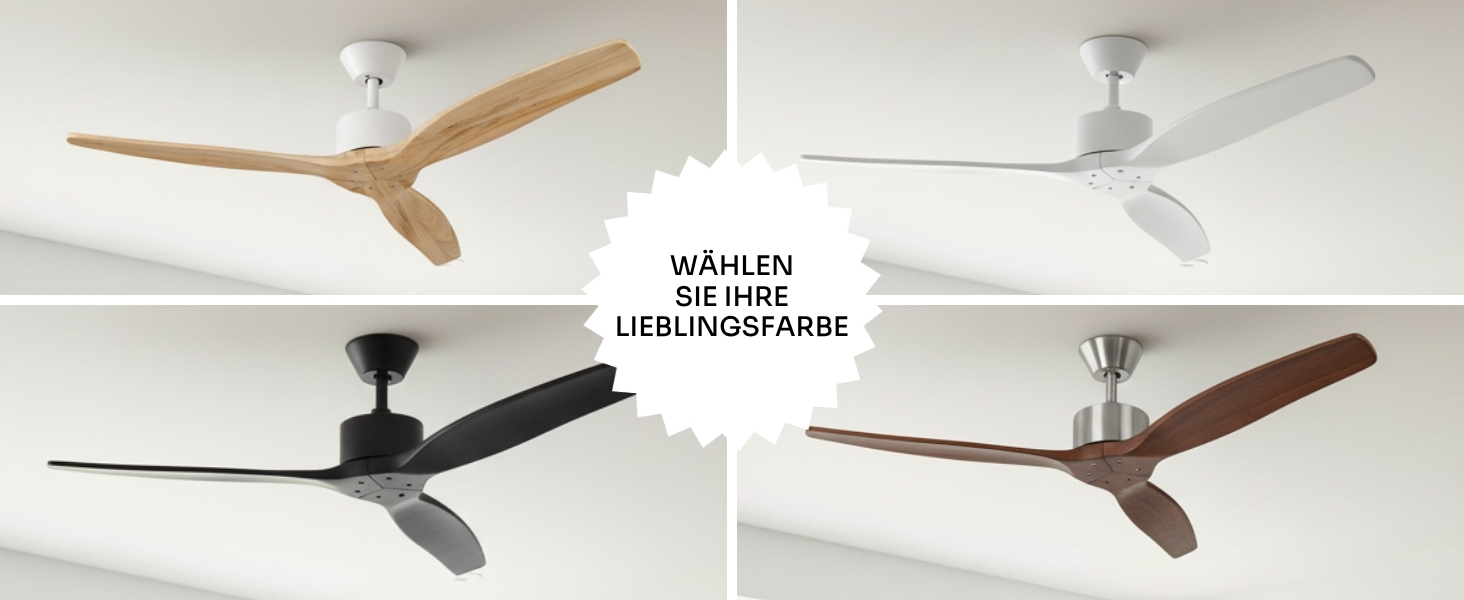 Стеляний вентилятор Mellerware з пультом Brizy | 45 Вт | 6 швидкостей | тихий | літо/зима | таймер | 3 лопаті | діаметр 132 см | DC мотор | білий без світла