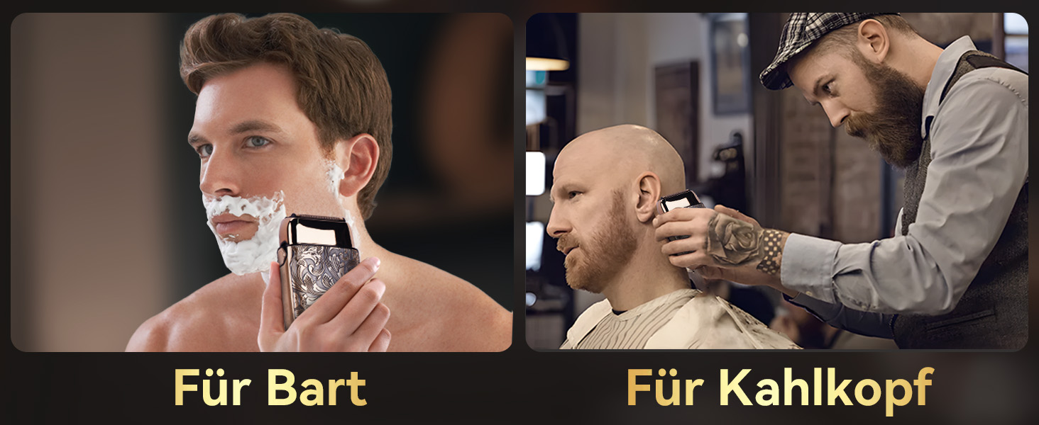 Електричний гоління для чоловіків Ufree: фольговий електробритва, триммер для бороди, бездротовий, акумуляторний