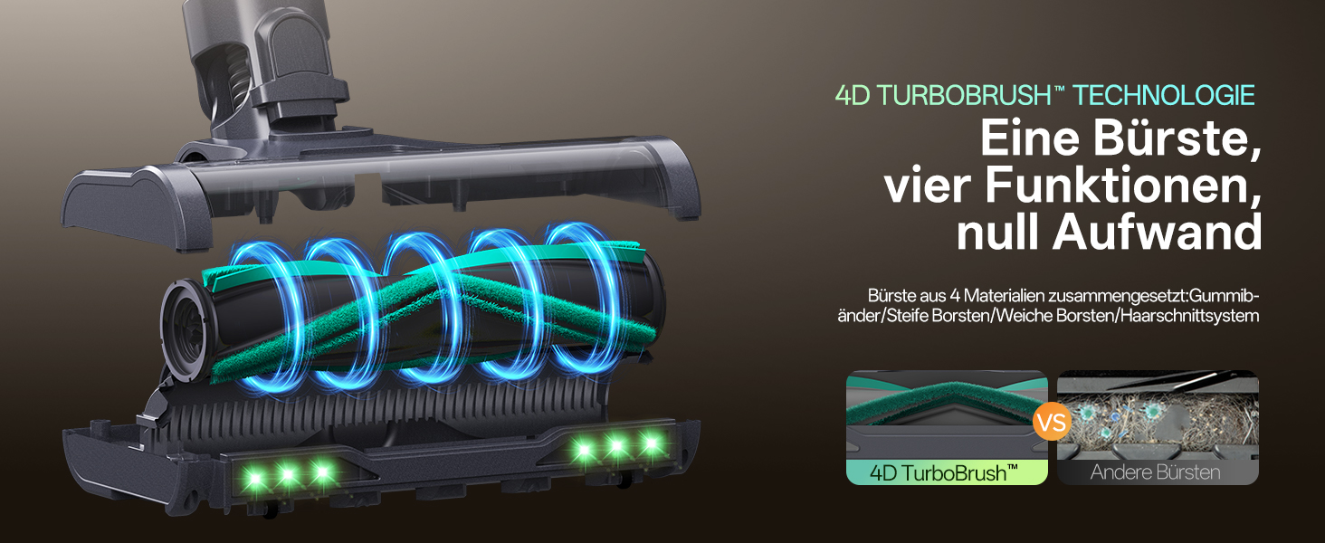 Бездротовий пилосос Vexilar V15Max з функцією миття підлоги, 60KPa/600W/60хв, гнучкий шланг, док-станція, GreenEye, насадка для твердих підлог та шерсті тварин, об'єм 1,5л, для килимів та шерсті тварин, колір: блакитний