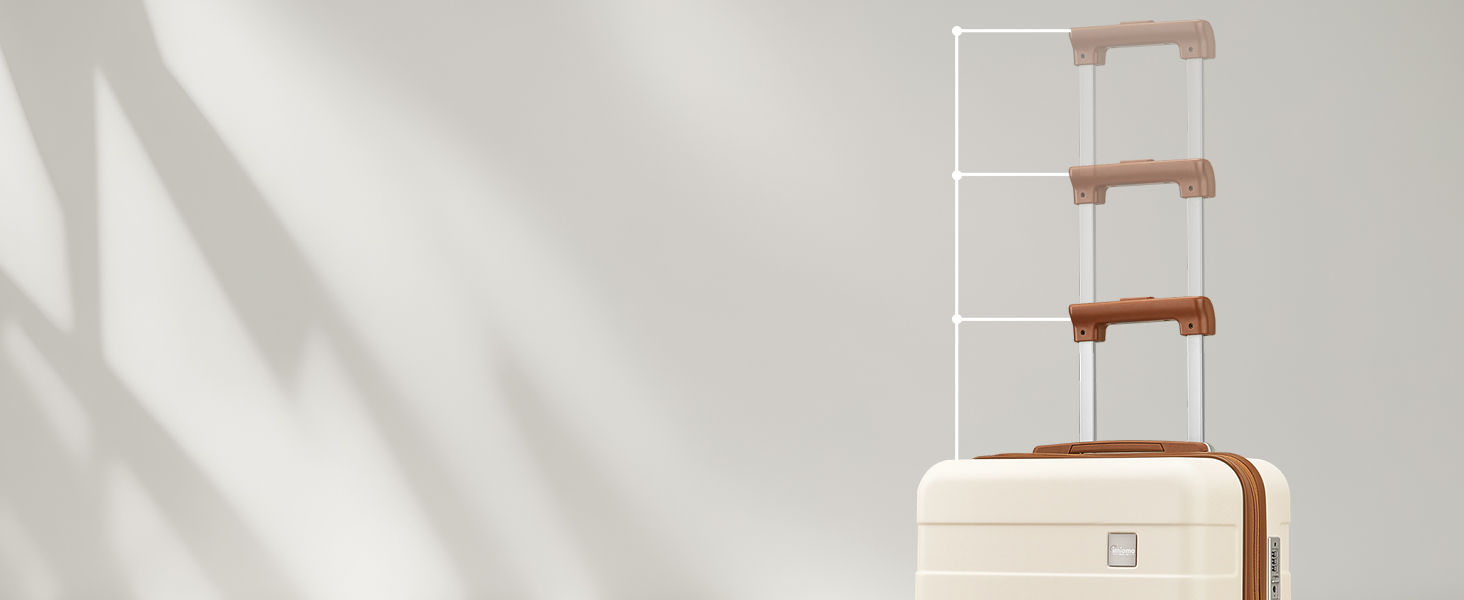 Набір валіз Imiomo 5шт з жорстким корпусом, 4 колеса та TSA-замок (білий)