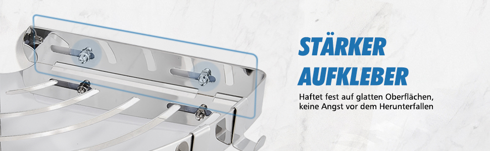 Підставка для душу без свердління, полиця для душу з нержавіючої сталі, кутовий органайзер для ванної кімнати, 2 шт, срібло