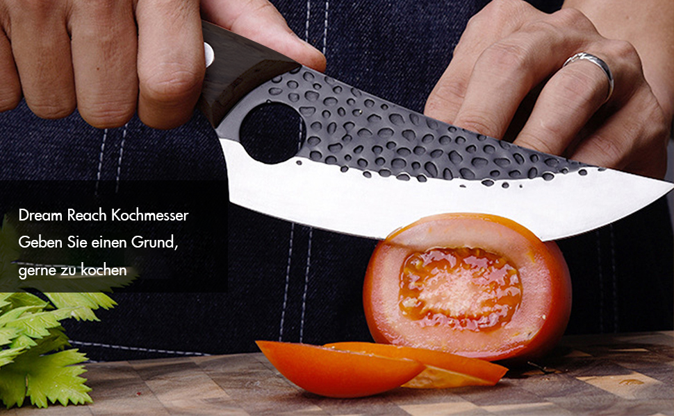 Вікінзький ніж Ausbeinmesser: ручна робота, повний хвостовик, японський кухонний ніж для м'яса з піхвою з шкіри. Карбонова сталь, для кухні, відпочинку на природі, BBQ, кемпінгу. Чудовий подарунок!