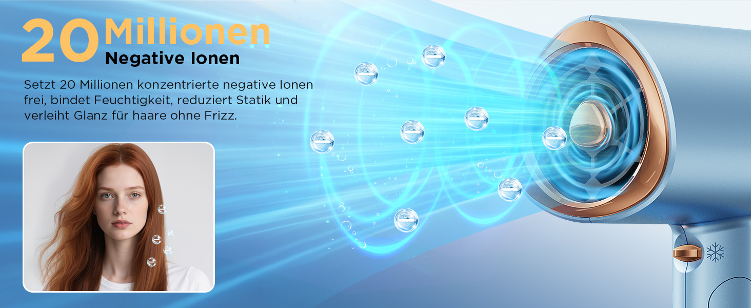 Складаний фен з іонізацією 2000 Вт, професійний, швидко сушильний, 2 швидкості, 3 режими нагріву, холодний струмінь, дифузор, концентратор, гребінці для укладки, для чоловіків та жінок, у подорожі