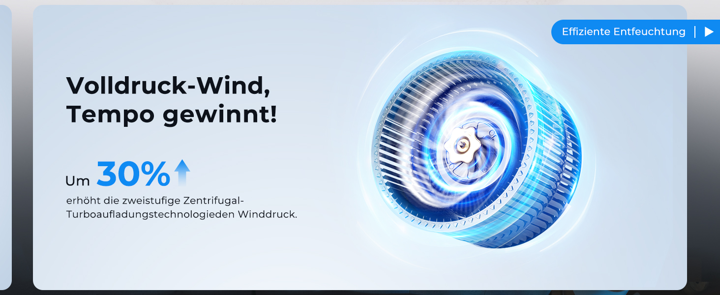 Електричний осушувач повітря Newentor 25л/день - 270W, для приміщень до 80м², 10 років гарантії, з шлангом 2м, таймером (12л/24г)