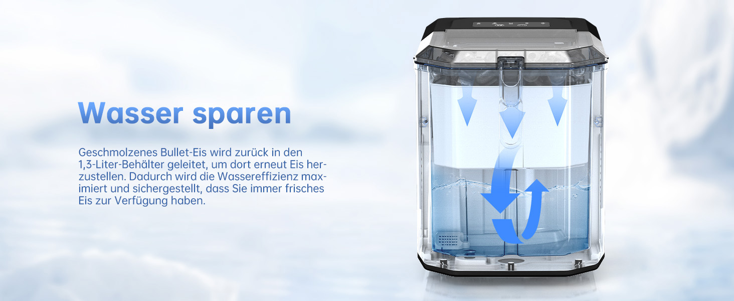 Машина для приготування льоду Ice Maker 1.3л, 9 кубиків за 6 хвилин, самоочищення, тиха, для кухні, офісу, бару, вечірки