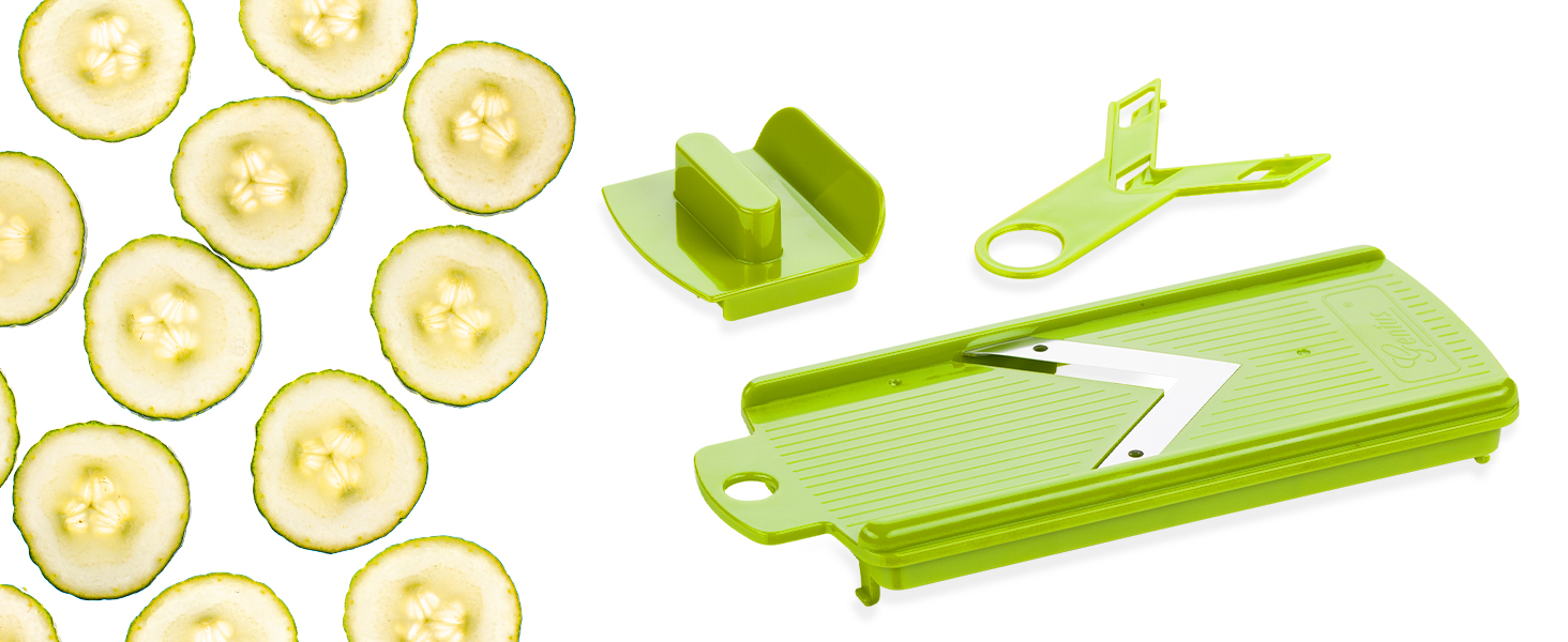 Набір Genius Nicer Dicer Smart 6-елементів: овочерізалка для кубиків, стрічок, скибочок, соломки та чвертей. Зручний подрібнювач цибулі з телевізійної реклами Kiwi.