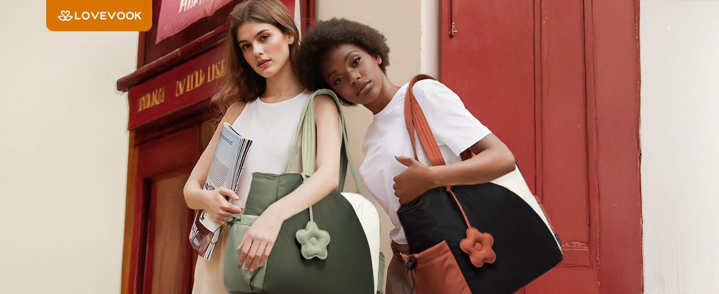 Сумка LOVEVOOK Shopper для жінок, велика сумка-тоут для ноутбука 15.6