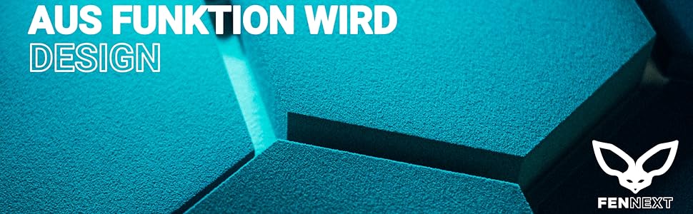 Акустичні панелі-поглиначі шуму Hexagon (8 шт.), 3D стінові панелі для шумоізоляції, колір Green Shades, вироблено в ЄС