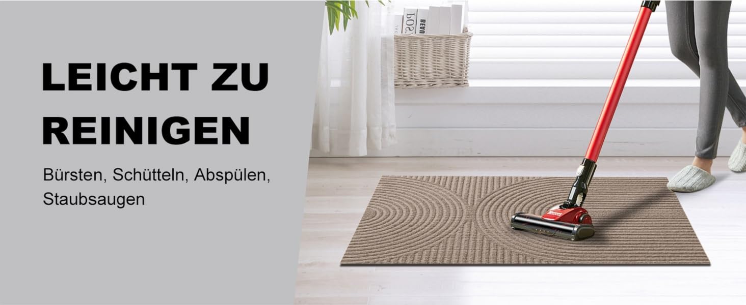 Килимок для дому та вулиці 43x76 см - антиковзкий, водонепроникний, легко миється. Килимок для входу, тераси, саду, коридору (темно-сірий)