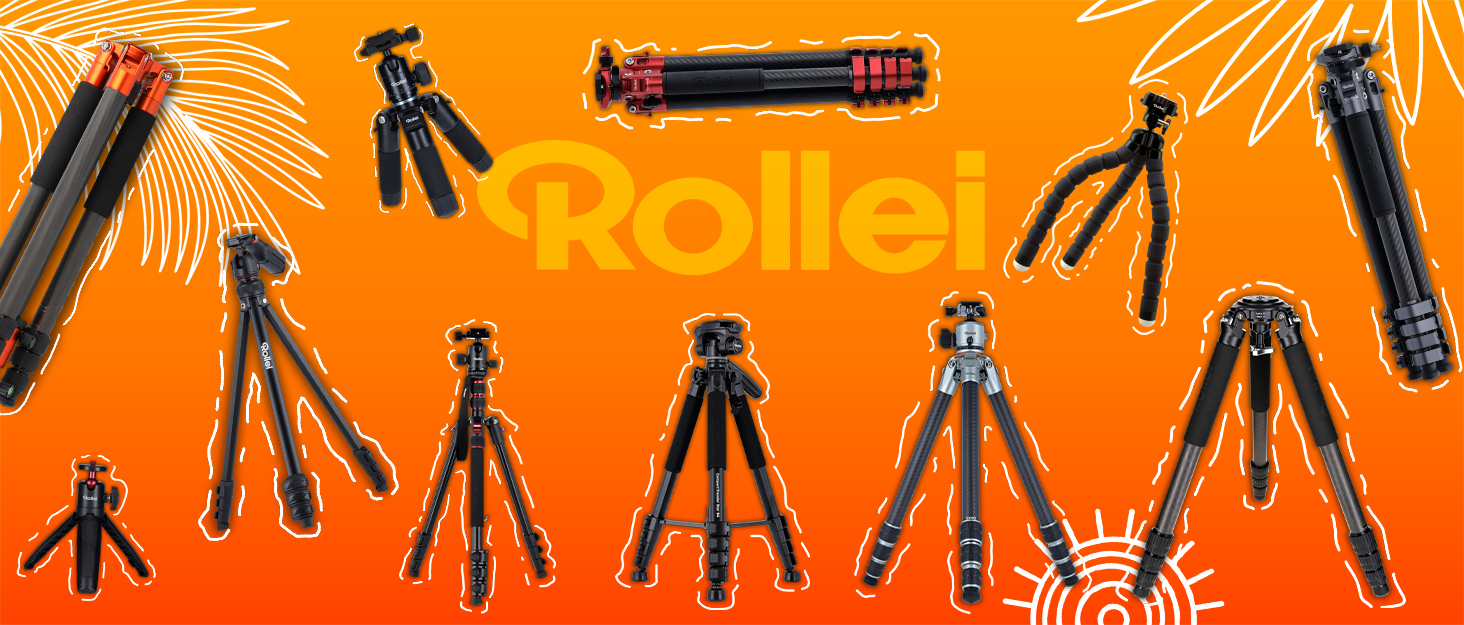Штатив Rollei Compact Traveler No.1, 143 см, чорний: компактний, легкий, з кульковою головкою, сумісний з Arca Swiss, для DSLR та смартфонів