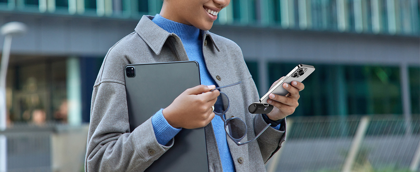 Powerbank iWALK 4800mAh 20W з LCD-дисплеєм, рожевий. Сумісний з iPhone, Samsung, Xiaomi. Портативний зарядний пристрій, компактний, легкий, для жінок та чоловіків.