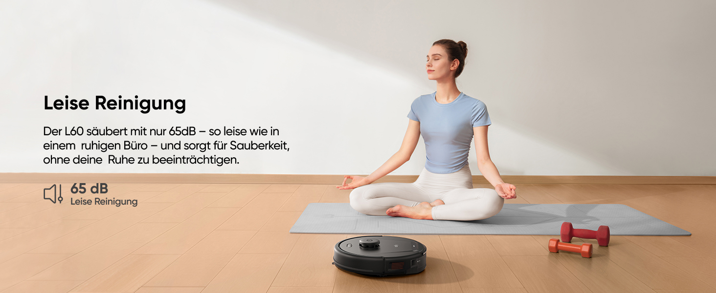 Робот-пилосос eufy L60 з потужністю всмоктування 5000Pa, iPath лазерна навігація, керування через додаток, для прибирання килимів, твердих підлог та волосся