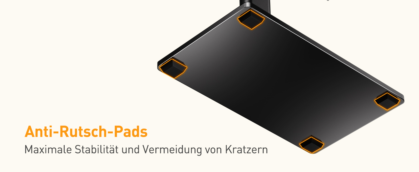 Підставка для телевізора Perlegear - універсальна, 32-60 дюймів, OLED, LCD, LED, VESA 400x400, до 40 кг, регульована висота