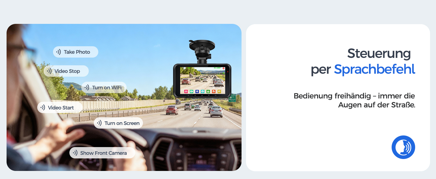 Відеореєстратор HUPEJOS 4K для авто (двоканальний, STARVIS, HDR, GPS, WiFi, нічна зйомка, 64GB карта в комплекті)