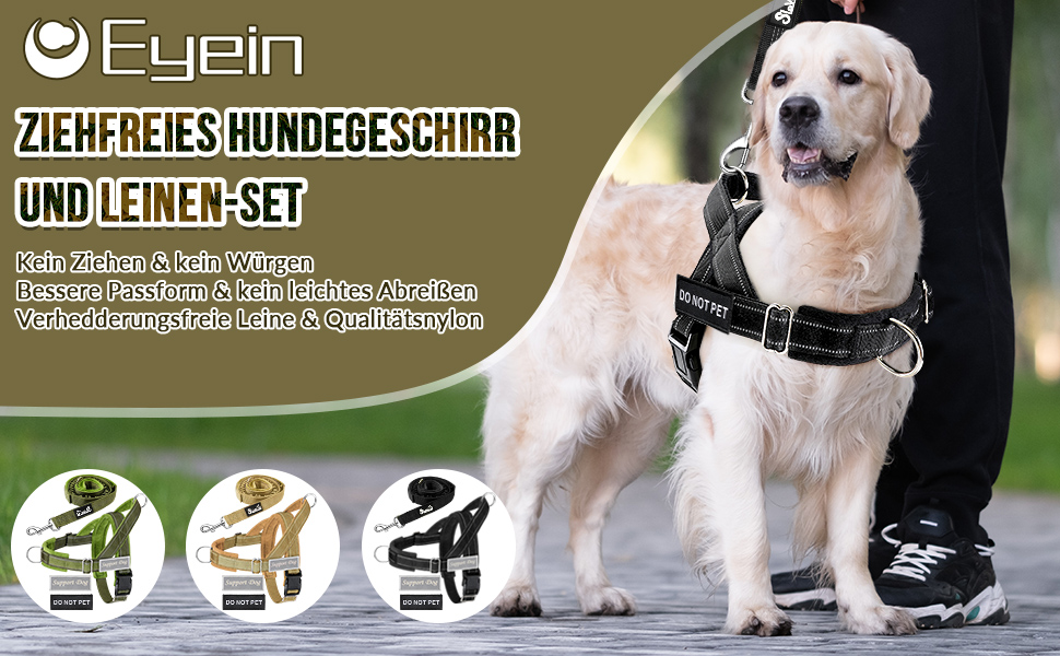 Нашийник для собак Eyein: м'який, з 2 застібками, світловідбиваючий, для великих та середніх собак, рожевий (L)