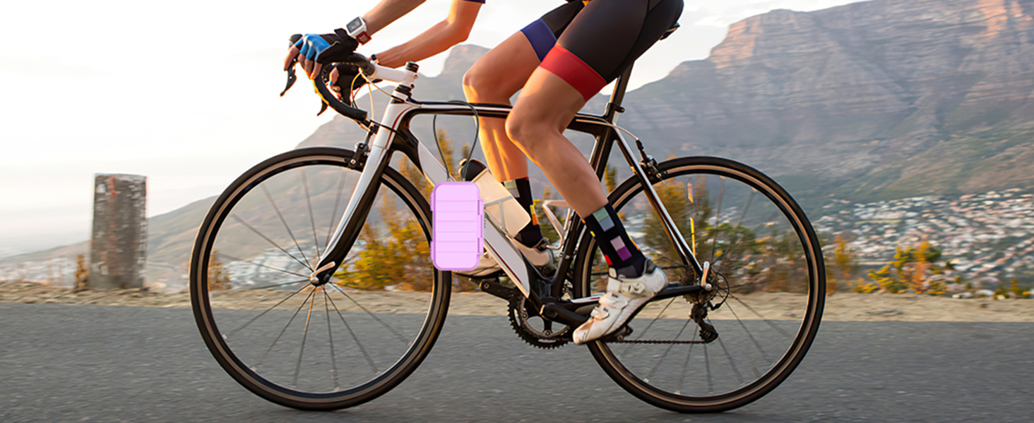 Сейф портативний з кодовим замком ORIA, вологостійкий, з тросом, для подорожей, пляжу, кемпінгу, офісу (рожевий)