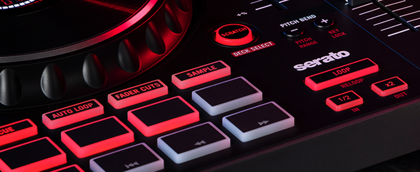 DJ-контролер Numark Mixtrack Platinum FX + навушники Numark HF125 для Serato DJ (4-Deck)