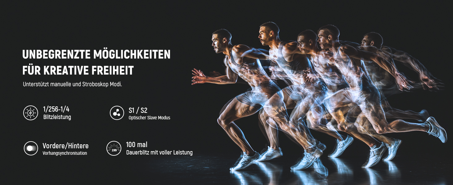 NEEWER Z2-N Flash - Світловий спалах Speedlite для Nikon, 76W, TTL/M, HSS 1/8000s, 2600mAh