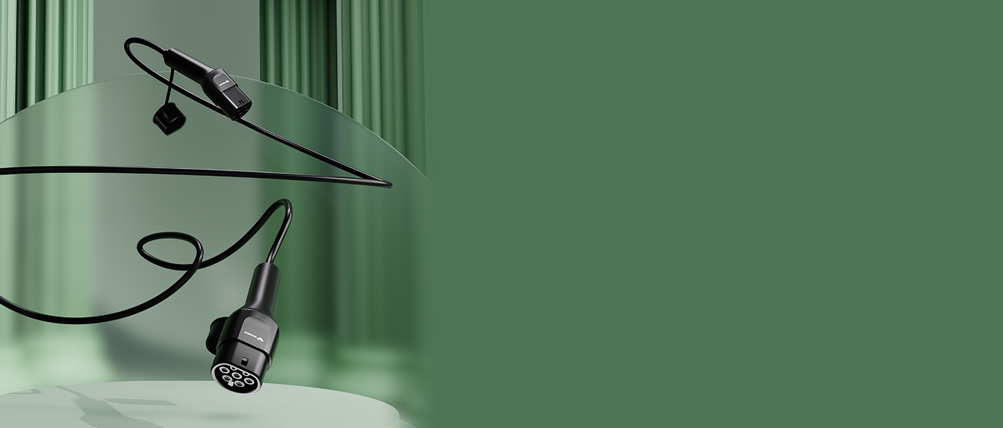 Кабель зарядки GONEO Typ 2 (11кВт, 16А) 8м для електромобілів (Tesla, BMW, VW, Audi), IP54, водонепроникний, з TPU, у комплекті сумка