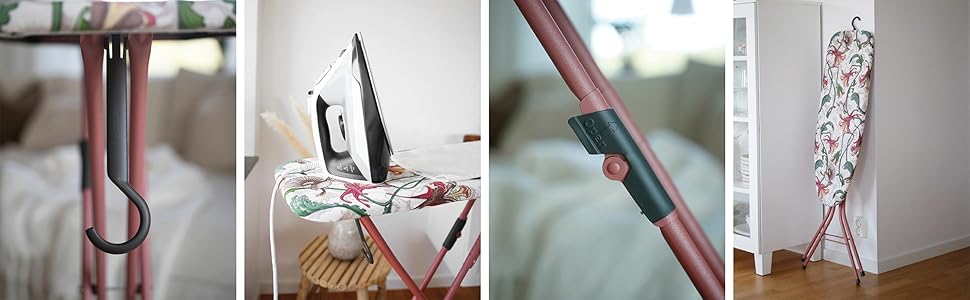 Відпарювач для одягу Rörets DampfBügelbrett Tempo Black – компактний та якісний, 85x30x90 см