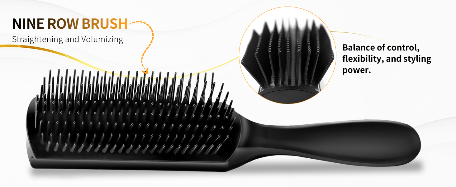 Набір гребінців для чоловічого стайлінгу DUAUI: 5 шт. для всіх типів волосся. Гребінець-щітка, гребінець для розчісування, круглий гребінець, гребінець з широкими зубцями, гребінець-хвостик. Професійні інструменти для перукарів