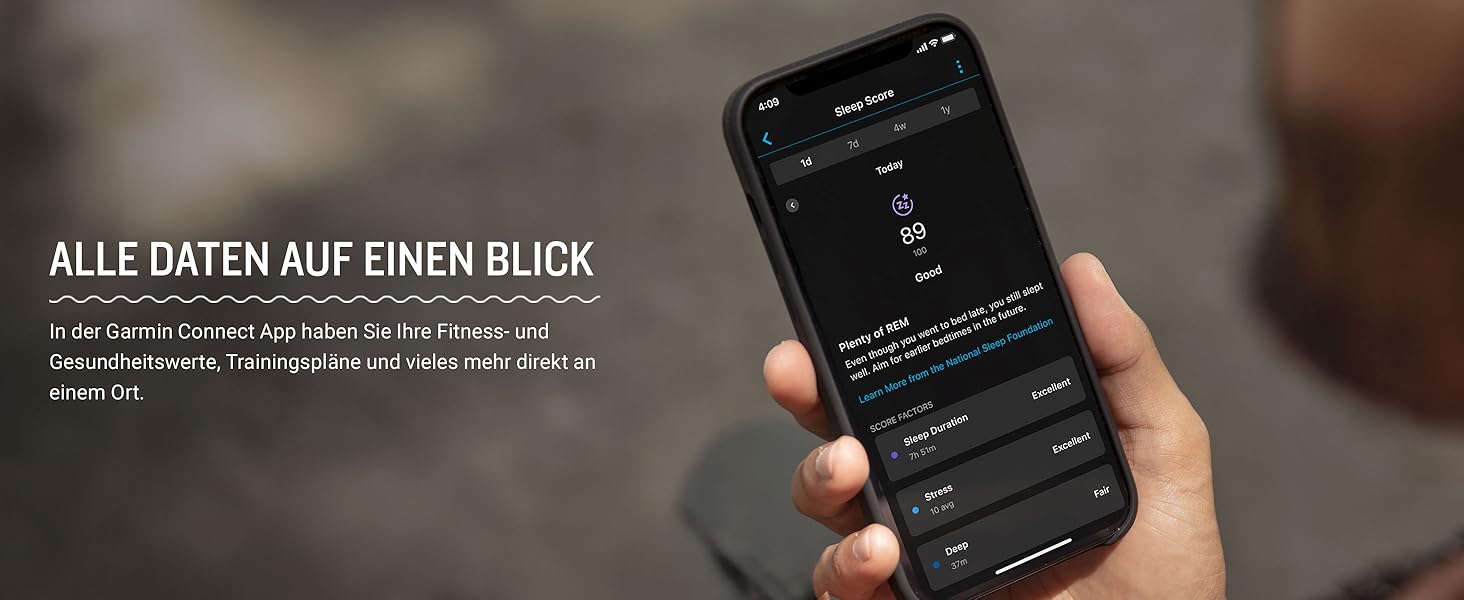 Garmin fēnix 8 43mm: Мультиспортивний смартгодинник з AMOLED-дисплеєм, до 10 днів роботи, 80+ спортивних функцій, топографічні карти, EKG, телефон, музика, ліхтарик