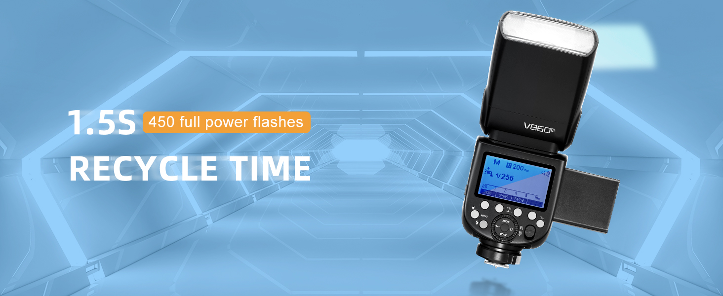 Спалах Godox V860III-C E-TTL II: Швидкий, Потужний, для Canon EOS