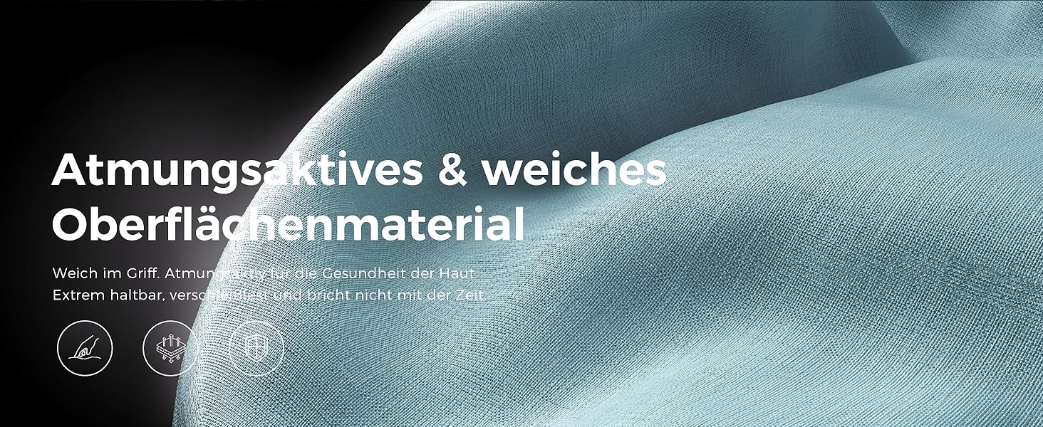 Ігровий крісло Dowinx з тканиною, пружинним сидінням та масажем попереку, з підніжкою для дорослих. Ергономічне, велике та високе крісло для офісу та ігор, до 135 кг, колір - аква