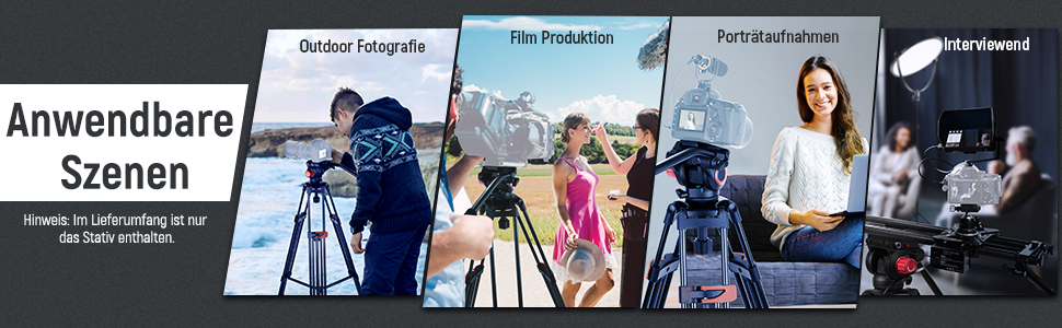 Штатив для камери NEEWER 79' з кульковою головкою 360°, міцний штатив з алюмінію для відео та фото, сумісний з Canon, Nikon, Sony та іншими DSLR камерами та відеокамерами, максимальне навантаження 8 кг, з QR-пластиною та серветкою для чищення