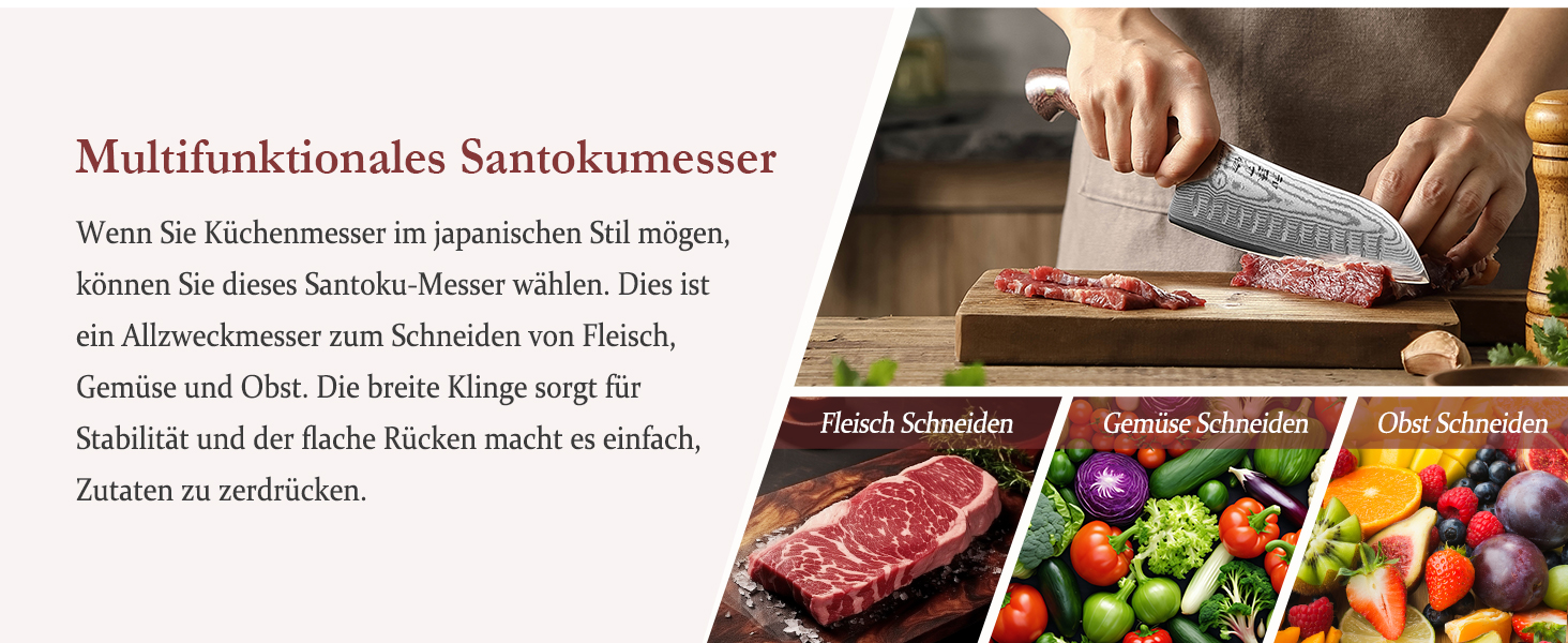 HEZHEN 21см ніж шеф-кухаря з дамаської сталі, 67 шарів, професійний кухонний ніж з дерев'яною піхвою, Full Tang ручка з Micarta