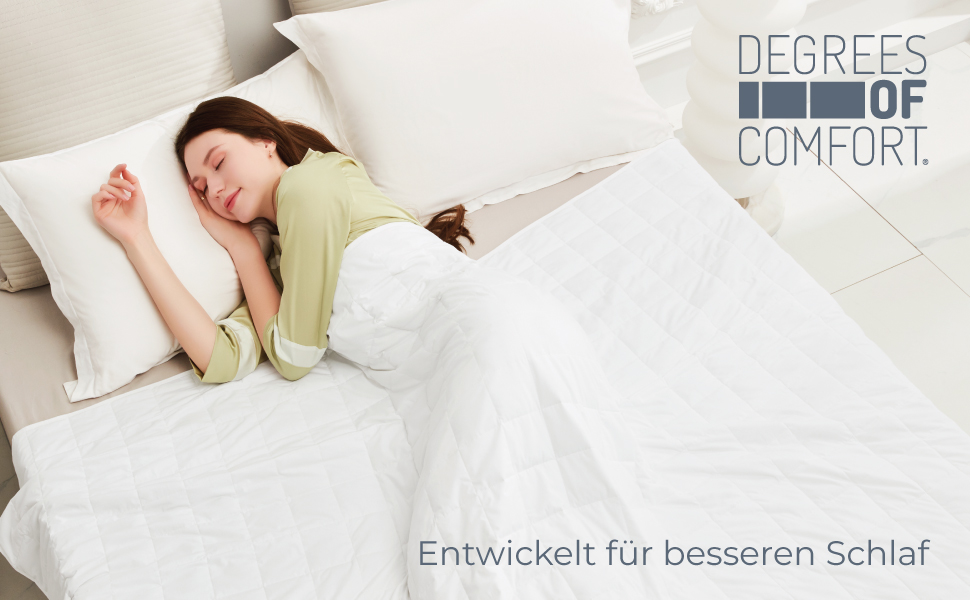 Обважнююча ковдра Degrees of Comfort 155x220 см, 9 кг, антистрес терапевтична ковдра з 100% бавовни для дорослих для покращення сну