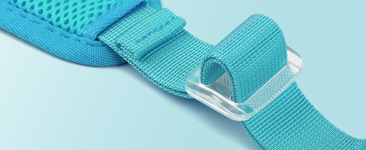 Світлодіодне шлейка для собак з підсвічуванням LED, перезаряджувана - шлейка з LED для собак маленьких, середніх та великих порід, світловідбиваюча, регульована, XL (Блакитний, Large)