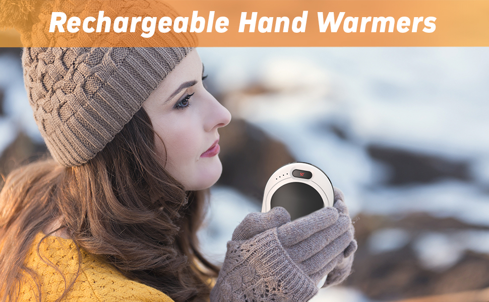 Електричний грілка для рук, 8000mAh, багаторазовий, USB, Powerbank, портативний, для дітей, жінок, чоловіків, найкращий подарунок на зимові свята