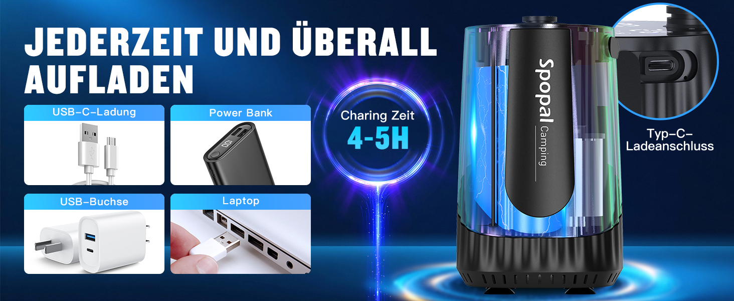 Портативна душова кабіна для кемпінгу з акумулятором 10000mAh та 20л баком. Комплект для відпочинку на природі, в авто та для миття тварин