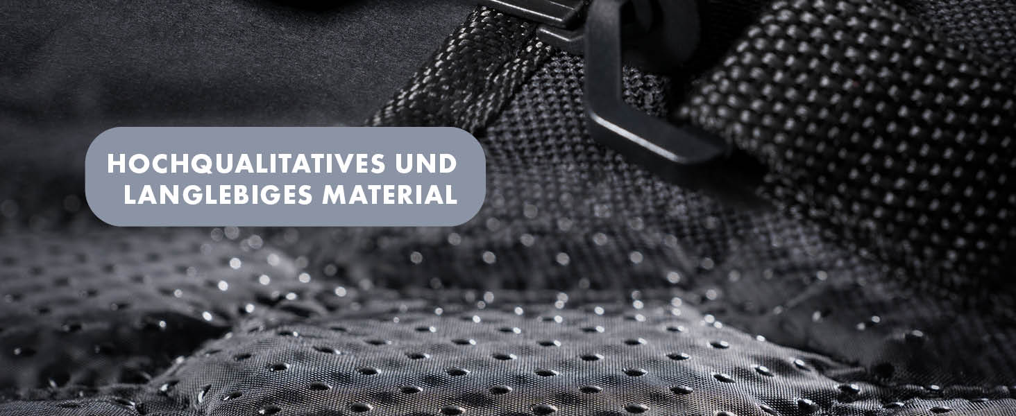 Автомобільна автодеко для собак Walser Premium Rocky, 100% водонепроникна захисна накидка на заднє сидіння з боковими захистами та оглядовим вікном, ідеальна для подорожей та транспортування малих та великих собак