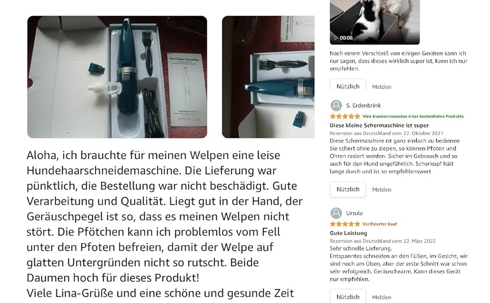 Професійна машинка для стрижки шерсті собак та котів з LED-підсвічуванням, акумуляторна