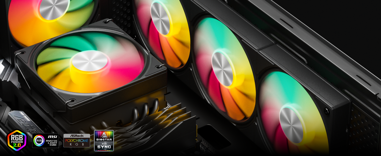 upHere H85KC6: Низькопрофільний кулер для CPU з ARGB підсвічуванням (180W TDP)