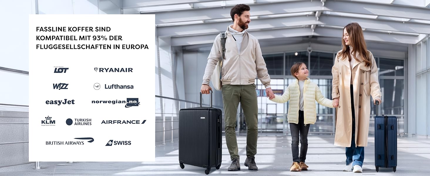 Набір валіз 3 шт: ручна поклажа, середній та великий кофр з ABS, чорний. Набір валіз з ABS, 3 шт.