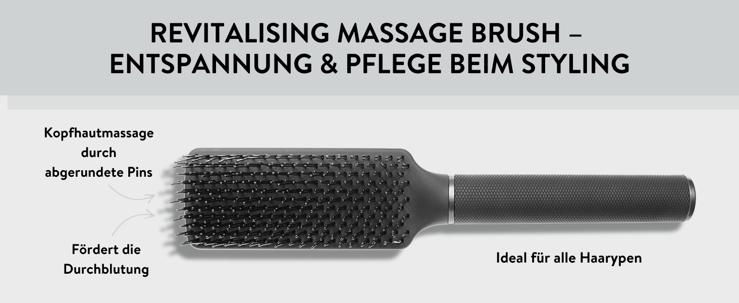 PARSA Beauty Men Фен-щітка для об'єму волосся - антистатична, з карбоном, для чоловіків