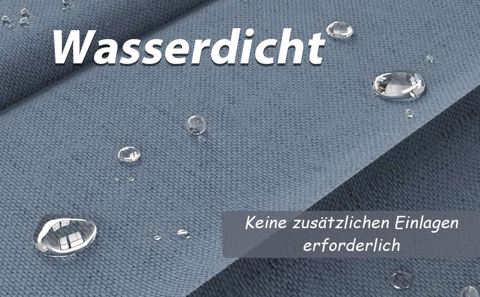 Водонепроникний душовий завіс з льону, антимольний, сірий 100x200 см з гачками