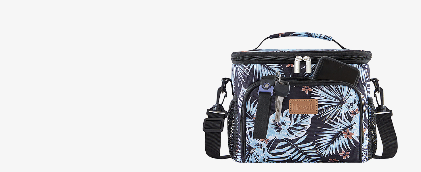 Термосумка LifeWit 9L для ланчу, 12 банок, з виставним ремінцем, для пікніка та роботи