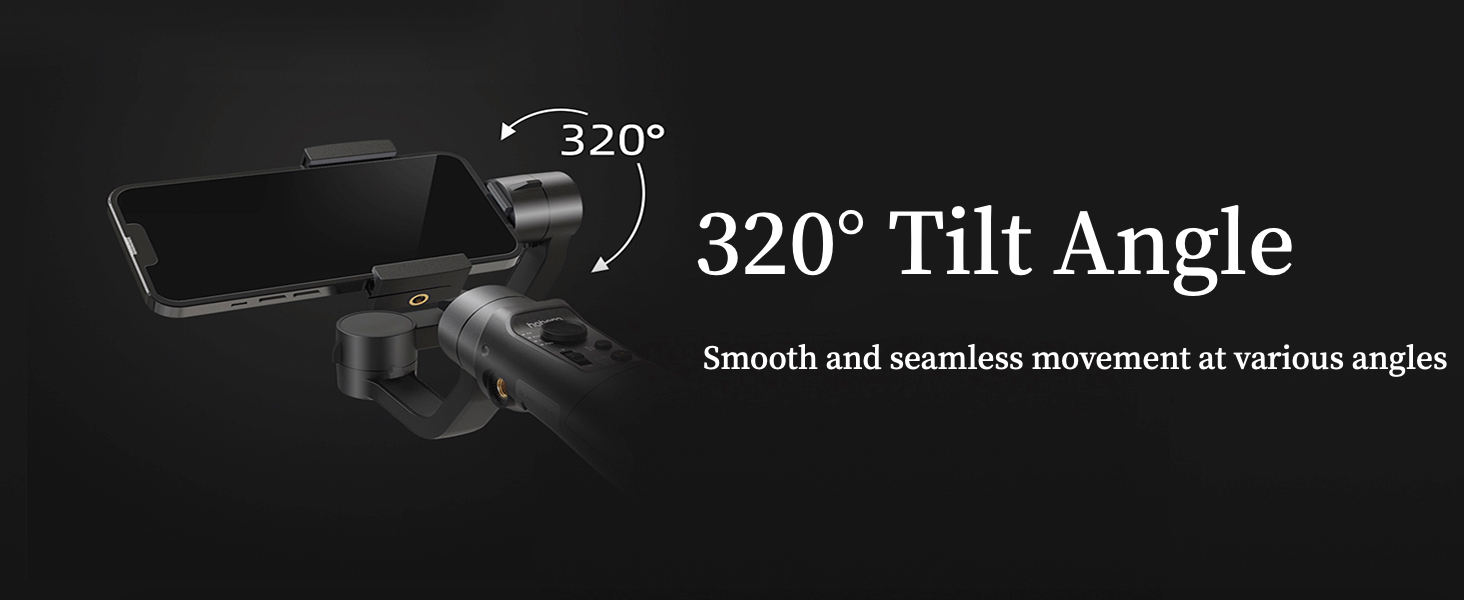 Hohem iSteady Mobile Plus Kit - Стабілізатор для смартфона з підсвічуванням, 3-осьовий, 280г, Android/iOS, для YouTube та TikTok